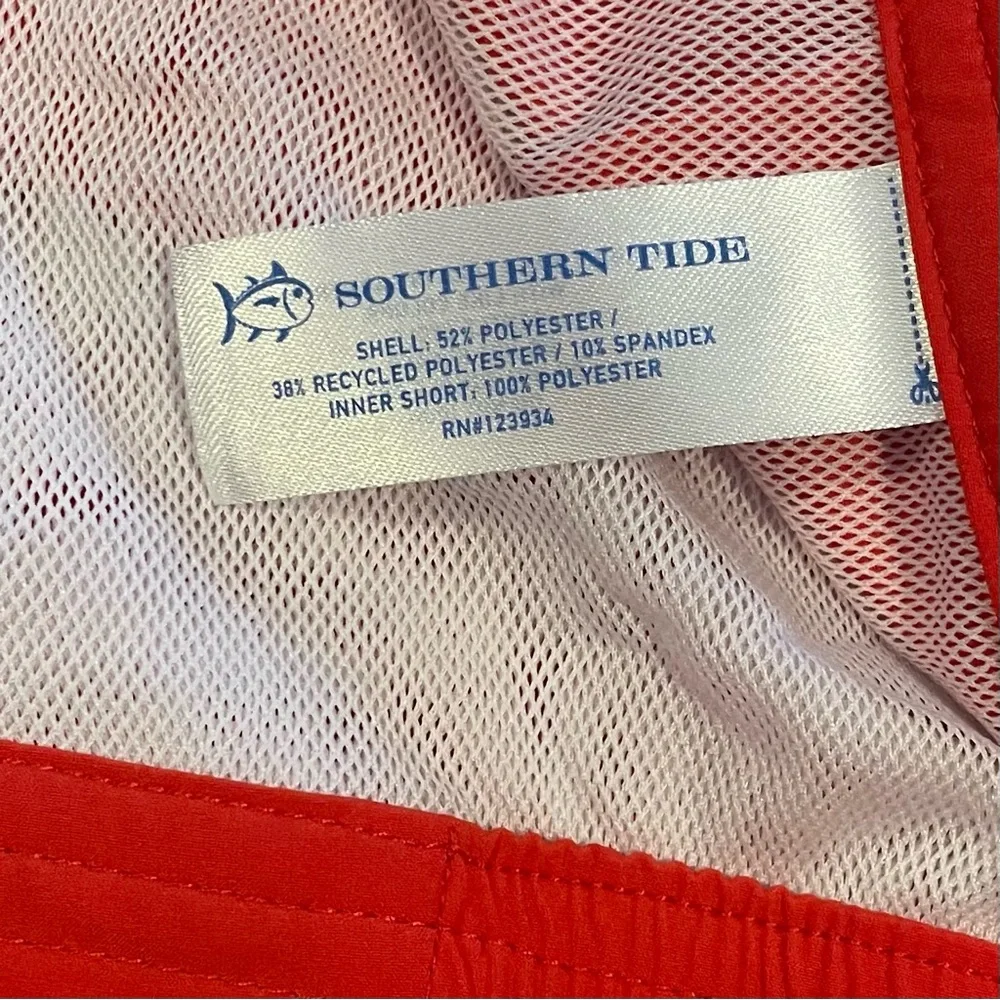 SOUTHERN TIDE 2024 Shelter Cove Solid Swim Trunk Short Mesh Liner 7” Inseam
